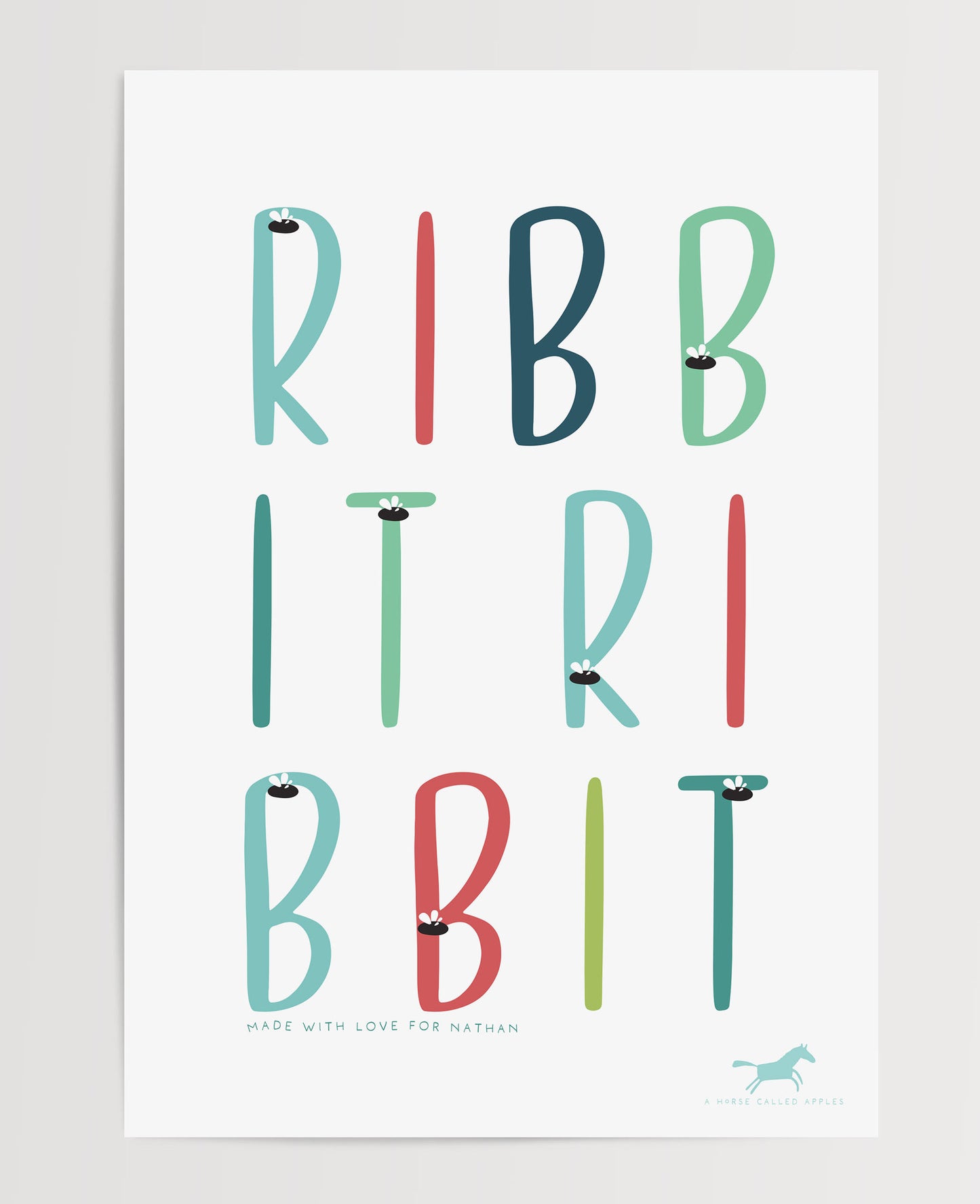 FROGS AND FLIES DIGITAL POSTER SET