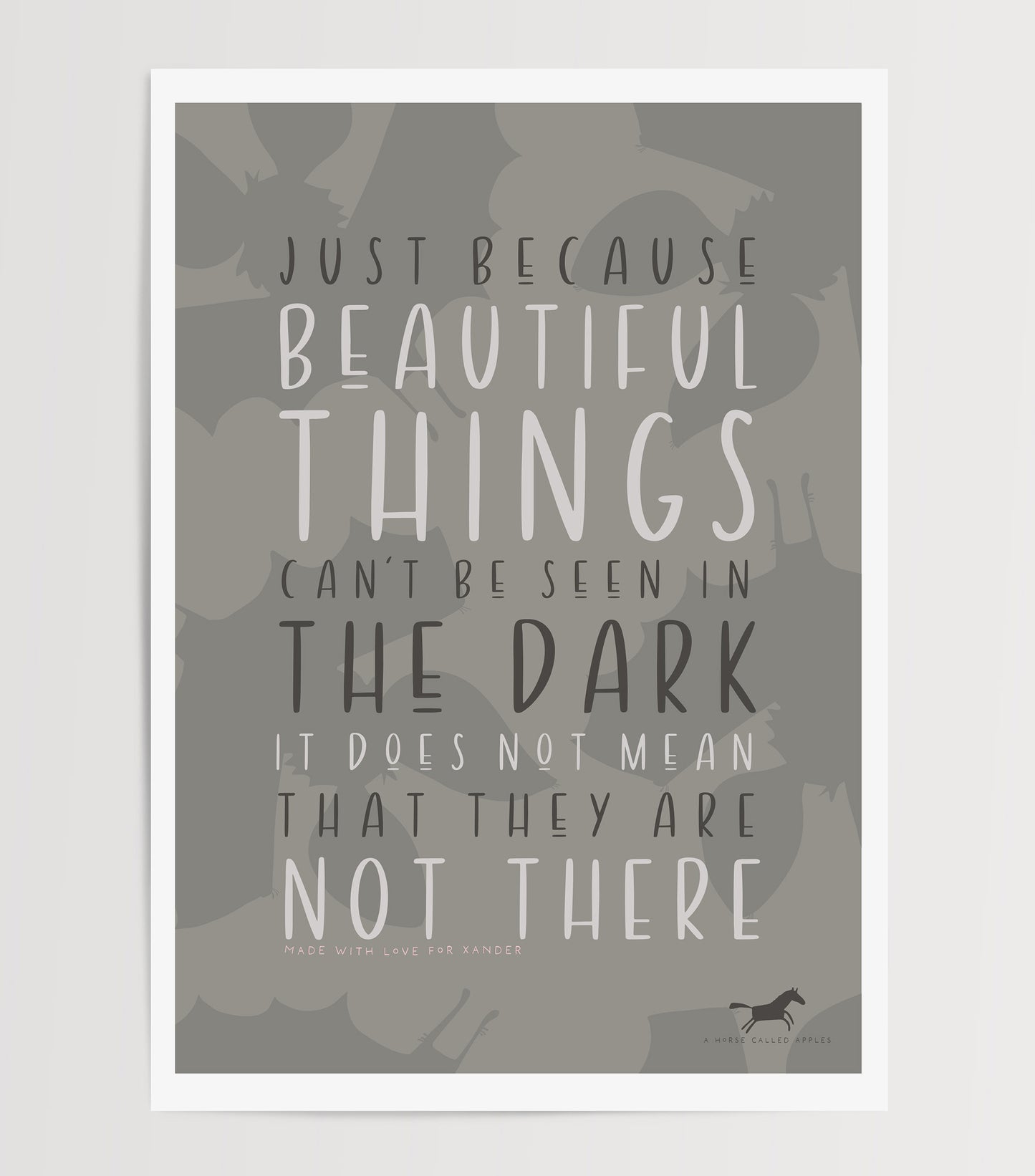 BATS DIGITAL POSTER SET OF FOUR