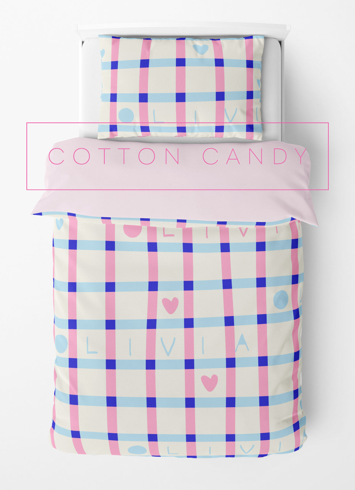 Tiger Tail Picnic Bedding: Cotton Candy