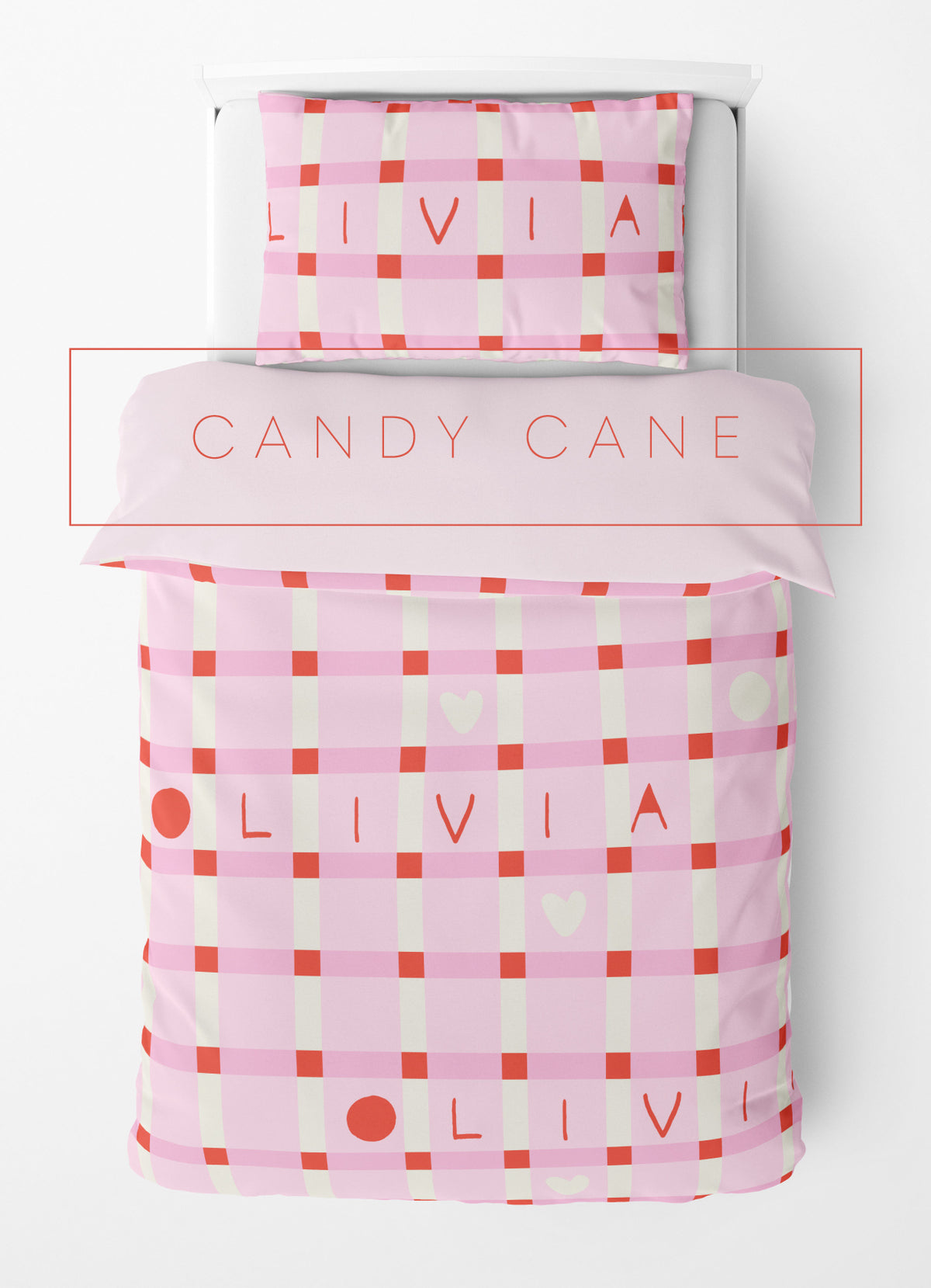 Tiger Tail Picnic Bedding: Candy Cane