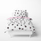 PINK AND BLACK LEOPARD PRINT BEDDING