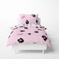 PINK AND BLACK LEOPARD PRINT BEDDING