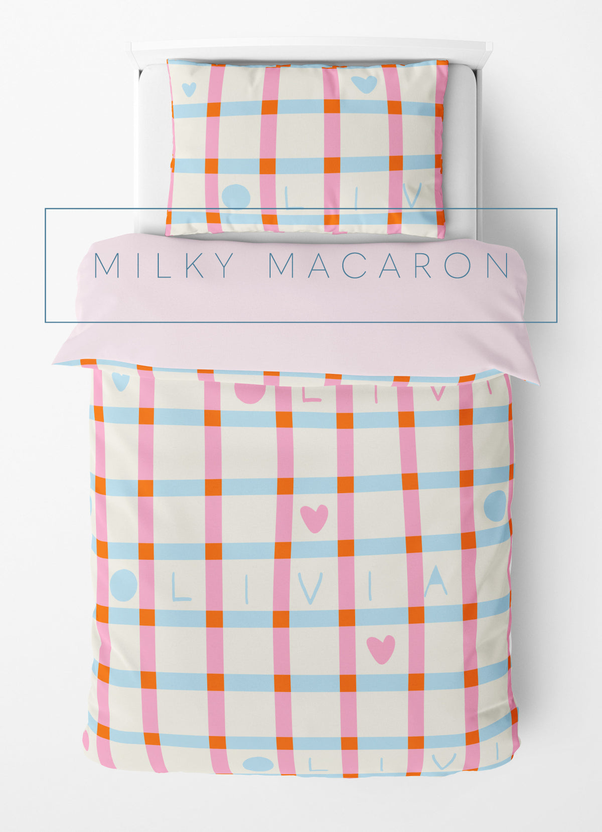 Tiger Tail Picnic Bedding: Milky Macaron