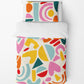 BUBBLEGUM JUNGLE CUT OUT BEDDING