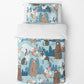 BEARS FOXES AND WOLVES BEDDING