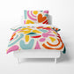 BUBBLEGUM JUNGLE CUT OUT BEDDING