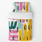 ICE CREAM CACTUS BEDDING